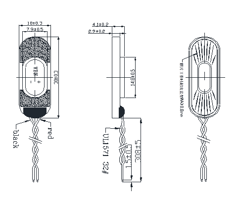 SWM-30O4.1-8N1R dimension drawing