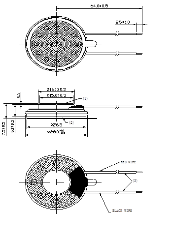 SWM-28R7.5-8B1R dimension drawing
