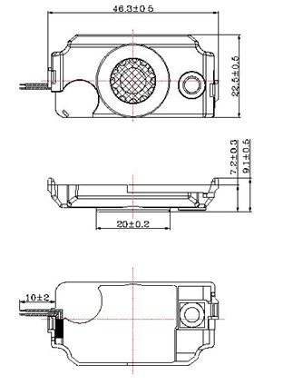 SWM-46.3I9.1-8N0.5R dimension drawing