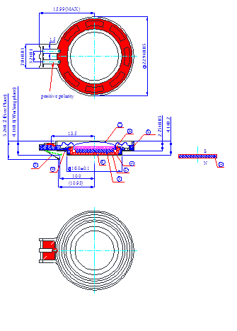 SWM-23R4.1-6N0.13R dimension drawing