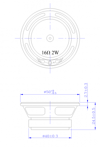 SWM-50R24.5-16F2R dimension drawing