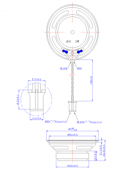 SWM-57R24-8F1R dimension drawing
