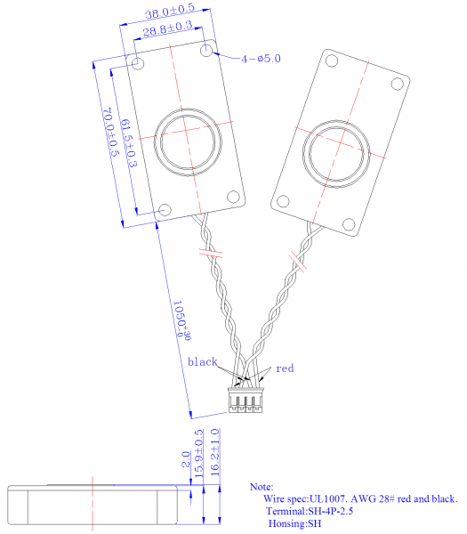 SWM-70L16.2-8N1.5R dimension drawing