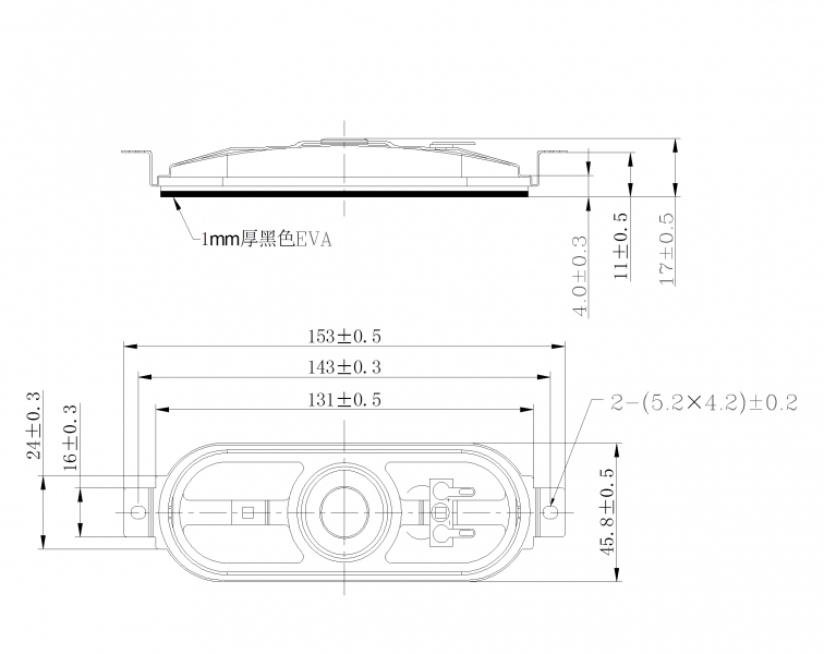 SWM-153O17-8A10R dimension drawing