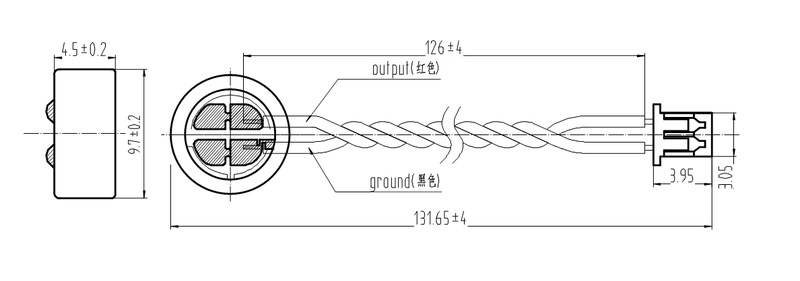 MWE-9745-622-OC dimension drawing