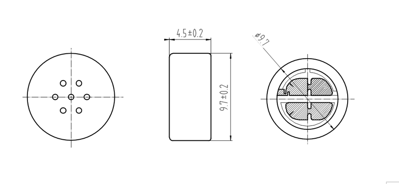 MWE-9745-622-OS dimension drawing