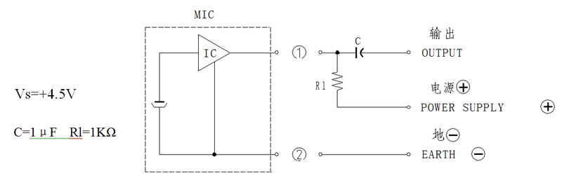 MWE-9765-623-OX-4510 microphone schematic