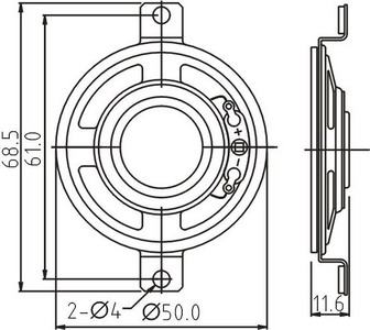 SWC-50R11.6-8N1R2H dimension drawing