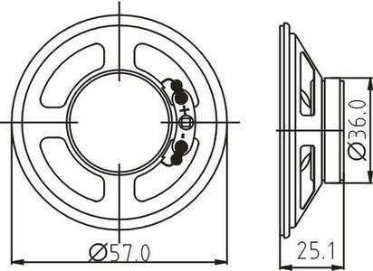SWC-57R25.1-4F2R dimension drawing