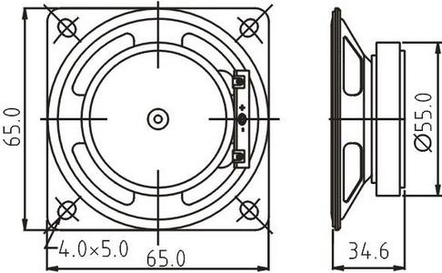 SWC-65S34.6-22F2R dimension drawing