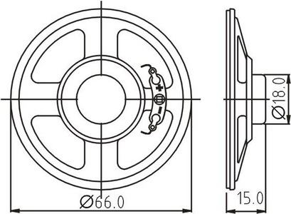 SWC-66R15-8N1.5R dimension drawing